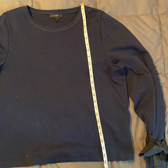 J. Crew top with tied sleeves - Picture 4 of 6